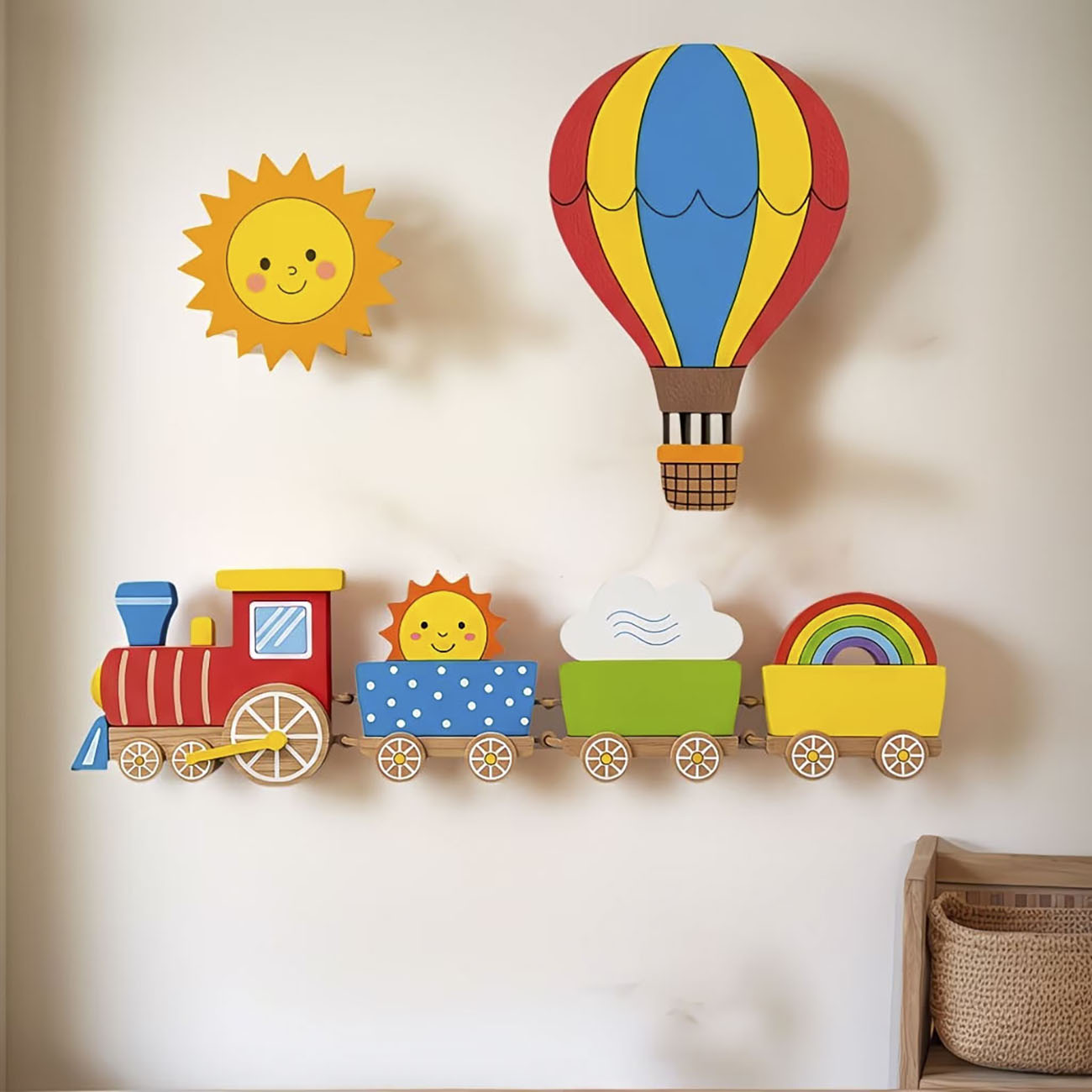 Woodworking For Beginners - Ensemble de 6 décorations murales en