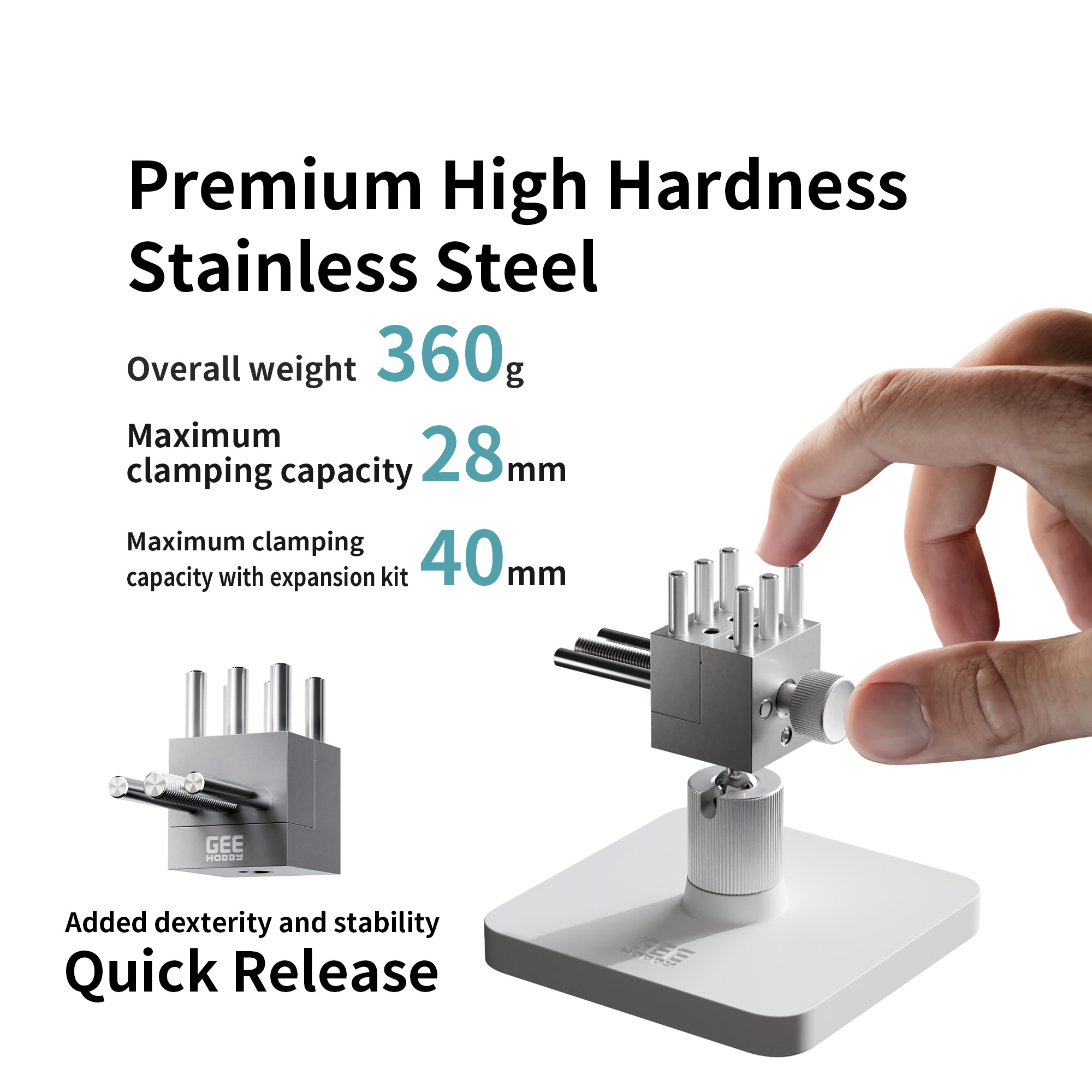 Woodworking Quick Release Vise - Étau de modelisme en acier inoxydable
