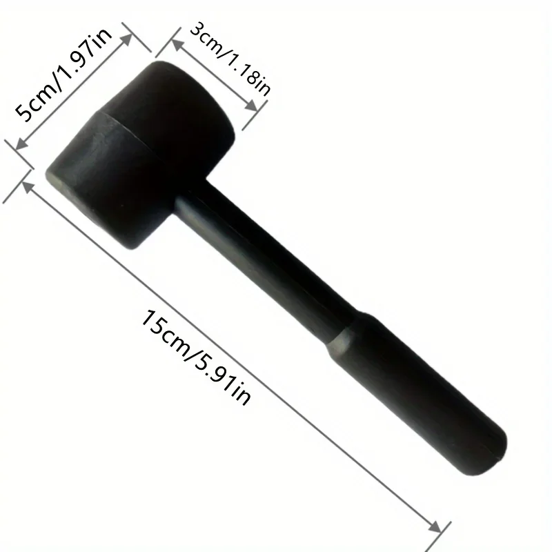 Woodworking Gift Ideas - Maillet en caoutchouc noir – outil
