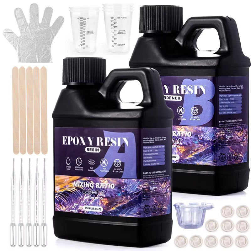 Woodworking Epoxy - Kit de résine époxy 1:1 Easy