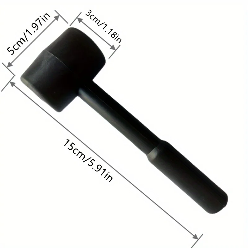 Woodworking Gift Ideas - Maillet en caoutchouc noir – outil