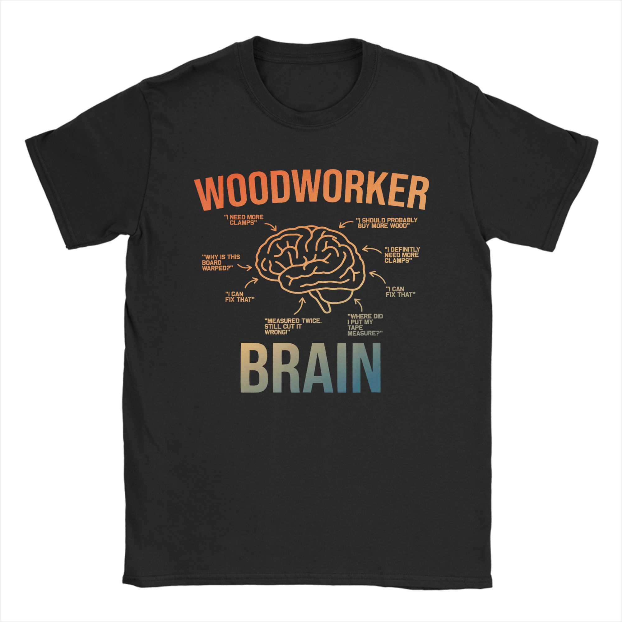 Woodworking Gift Ideas - T-Shirt pour hommes, en pur coton,
