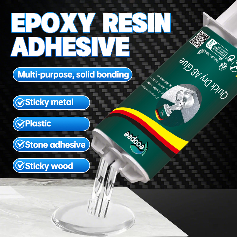 Woodworking Epoxy - Colle époxy AB, adhésif transparent à