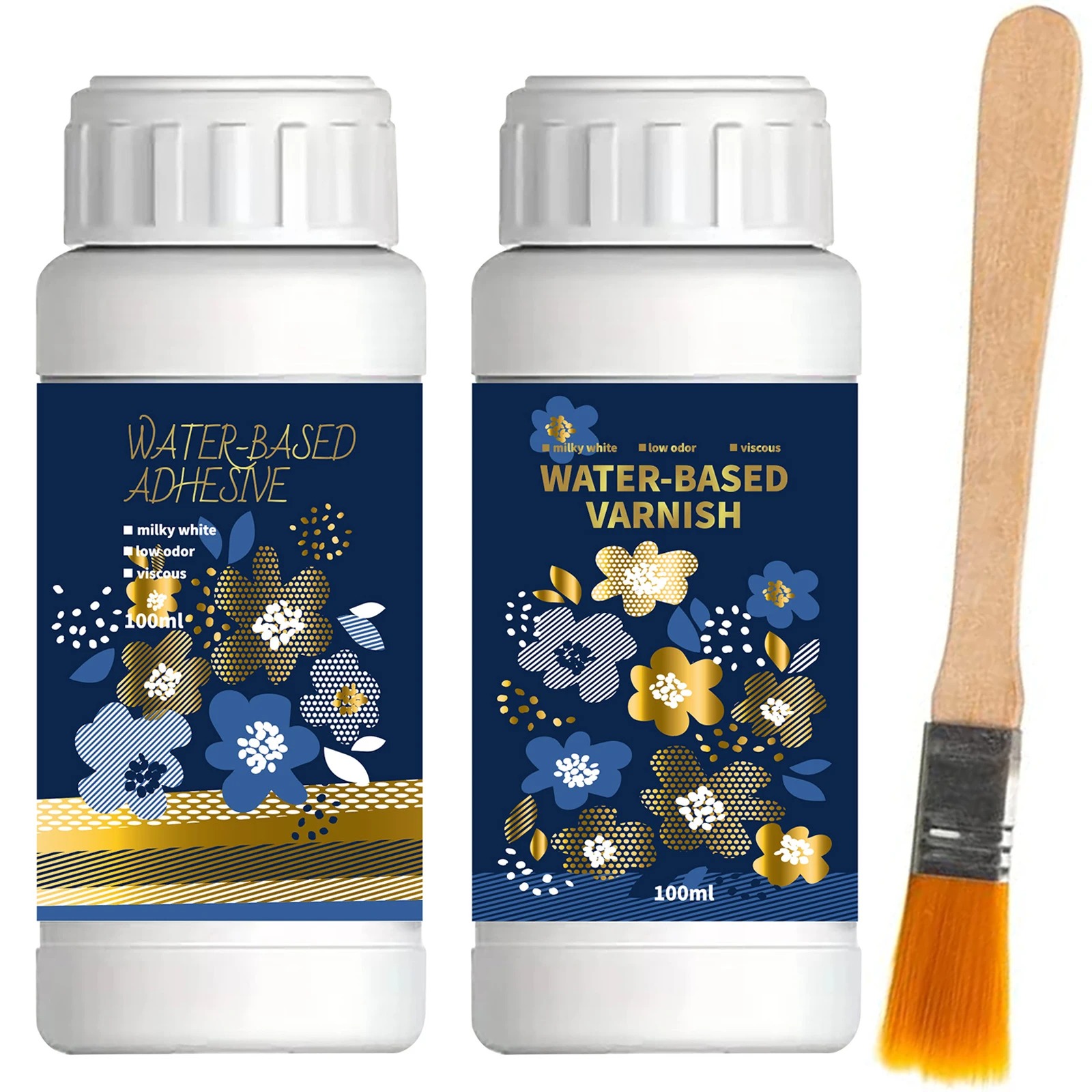 Woodworking Epoxy - Kit adhésif pour dorure feuille d'or