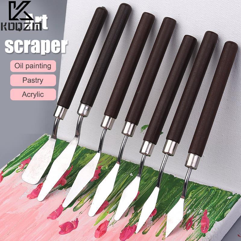 Drawknife Blade - Kit de spatules en acier inoxydable,