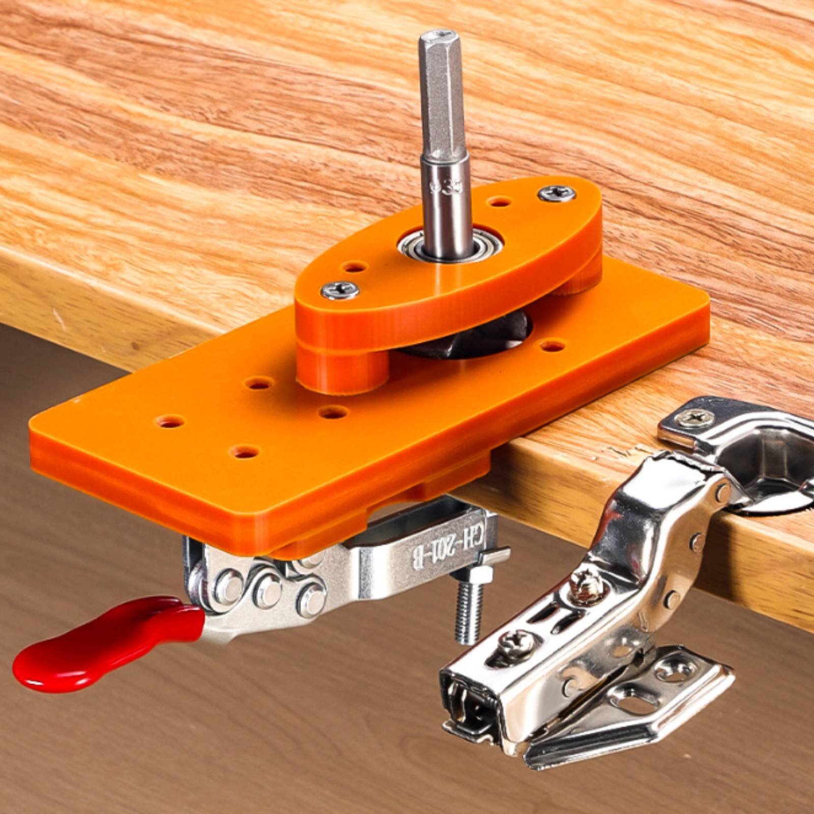 Gabarit de perçage de charnièr - Woodworking Carpenter avis et prix