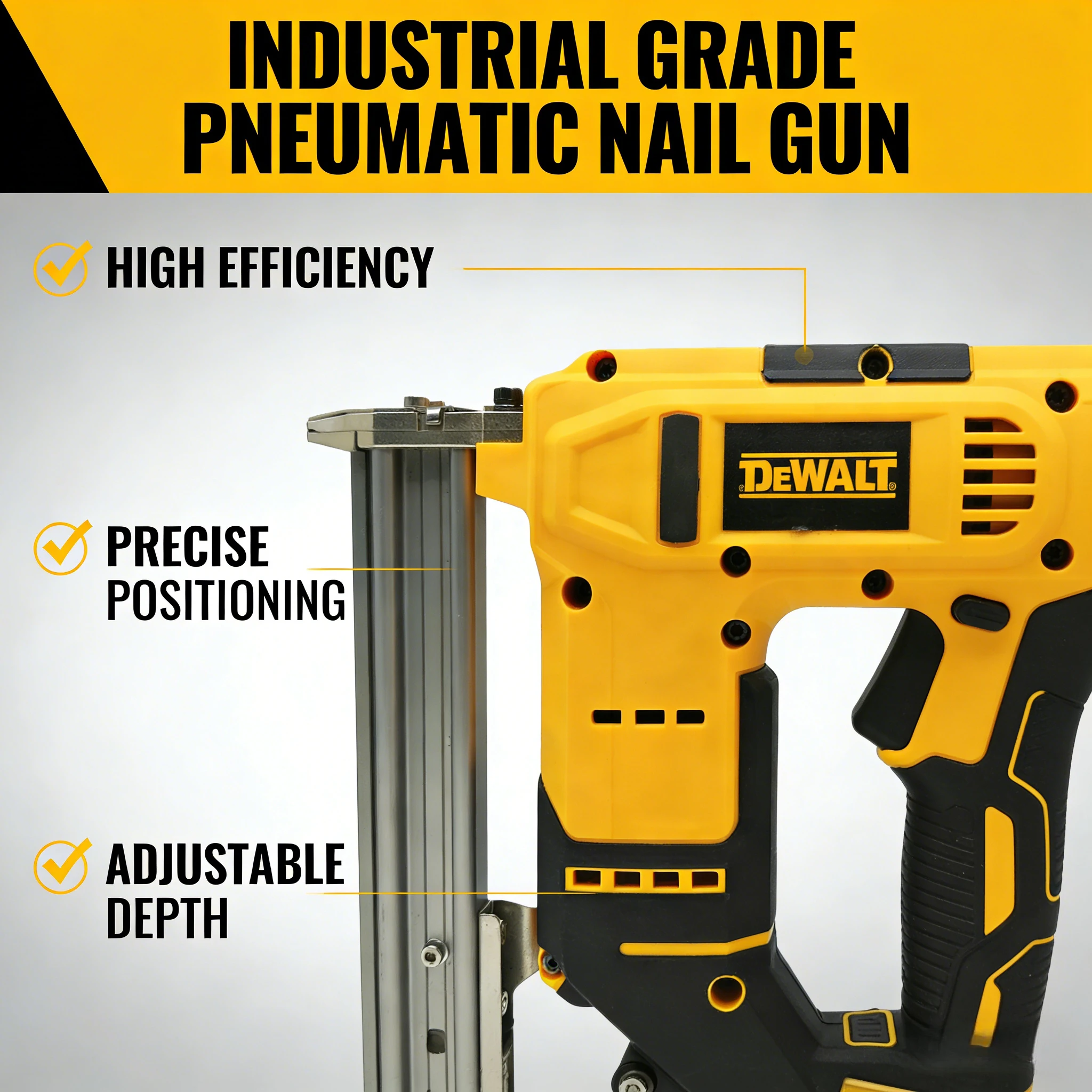 Pistolet à clous sans fil DEWA - Woodworking Nail Gun avis et prix