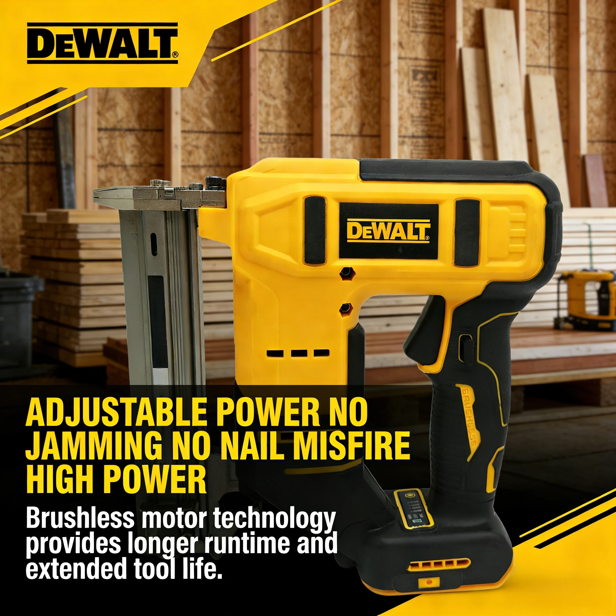Pistolet à clous sans fil DEWA - Woodworking Nail Gun avis et prix
