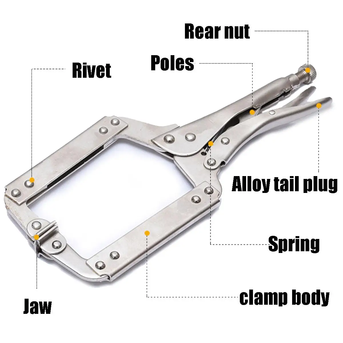 6/9/11/14/18 pouces C Type mul - Woodworking Vise Types avis et prix