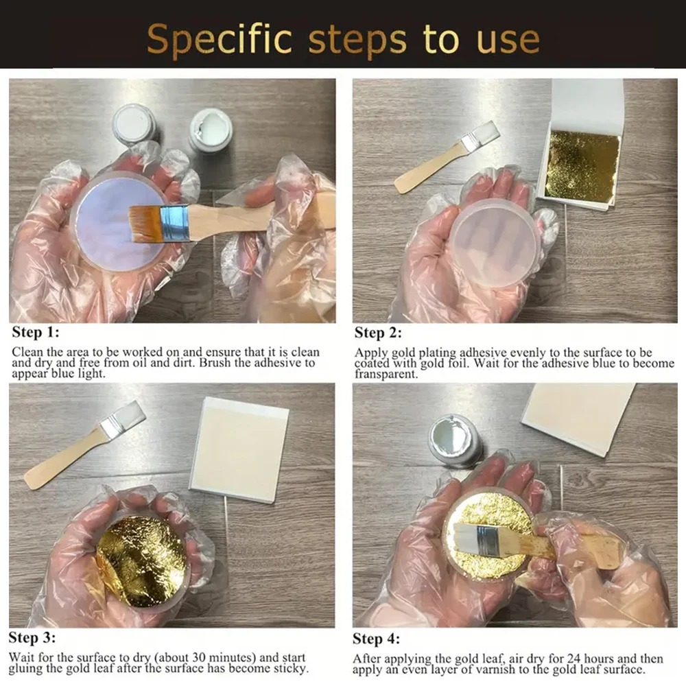 Kit adhésif pour dorure feuill - Woodworking Epoxy avis et prix
