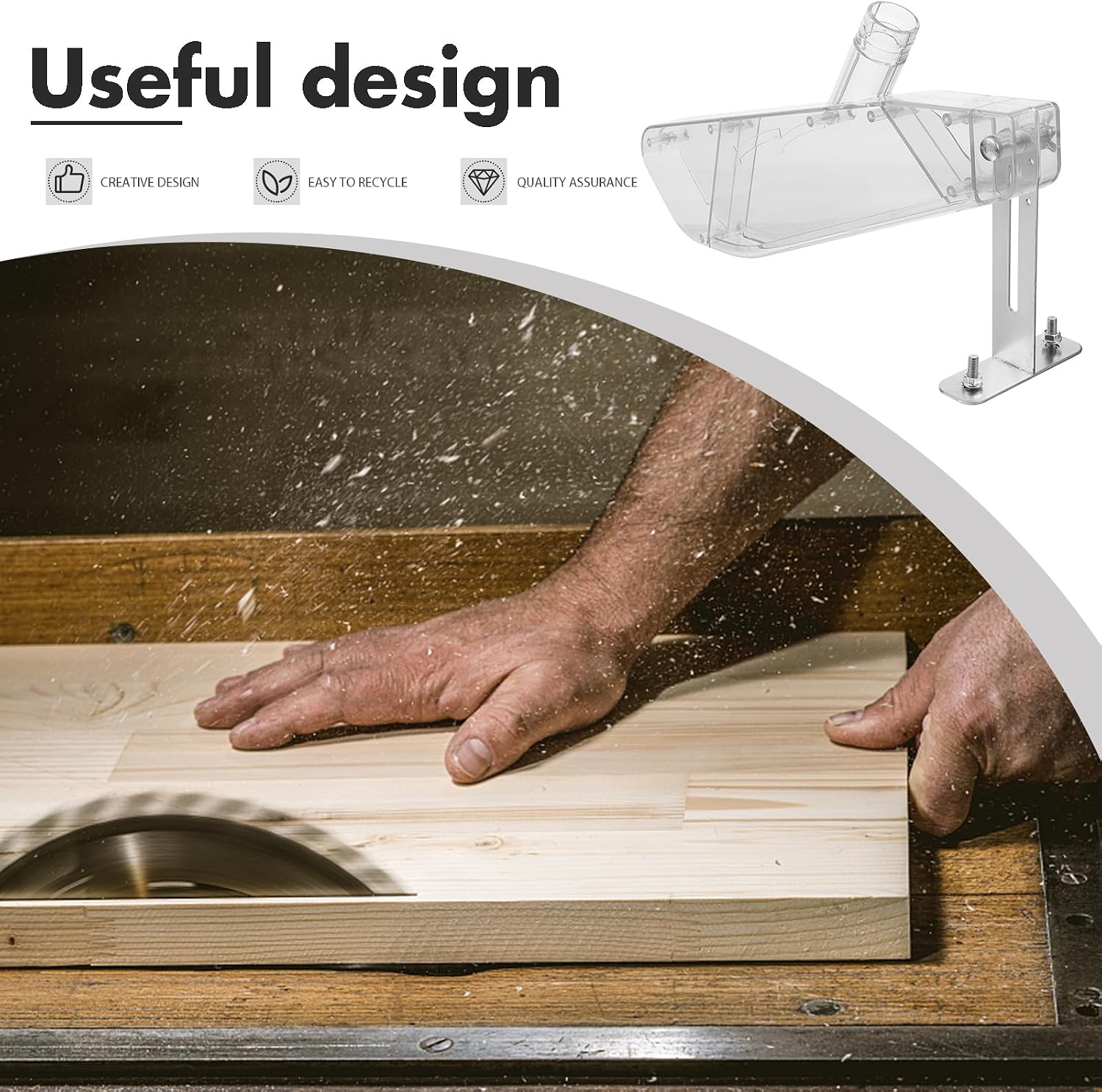 Cache de protection transparen - Woodworking Factory avis et prix