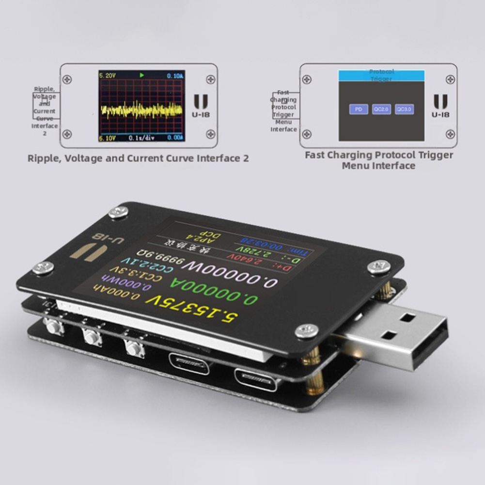 Ampèremètre voltmètre USB U18  - Woodworking Qc avis et prix