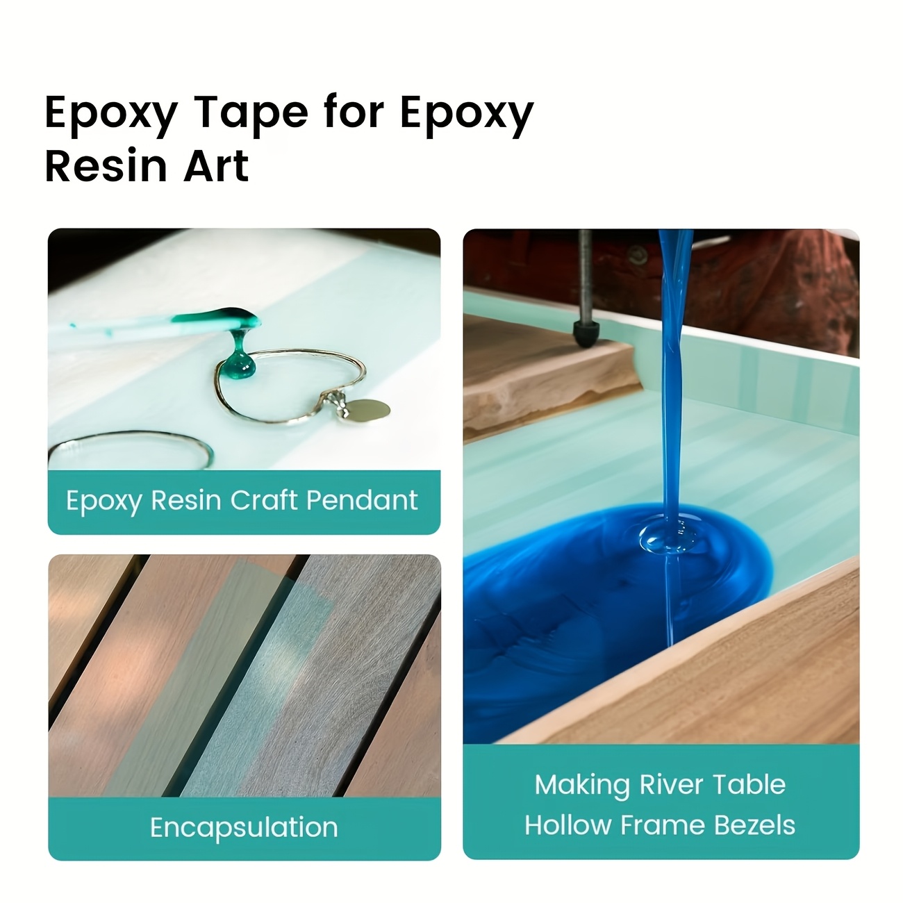 Ruban en résine époxy verte YI - Woodworking Epoxy avis et prix